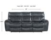 Intercon Summit Bolero Slate Power Reclining Sofa small image number 4