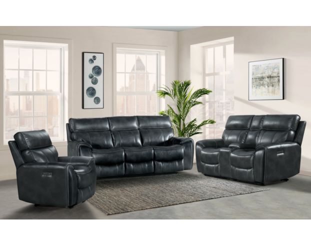 Intercon Summit 3-Piece Power Recline Loveseat with Console large image number 2