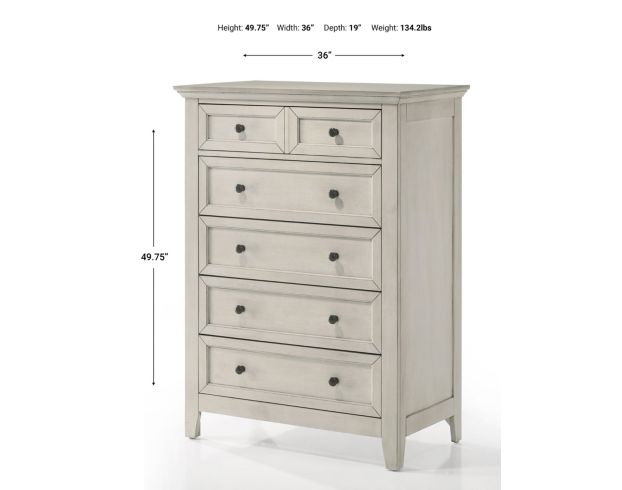 Intercon San Mateo Rustic White Chest large image number 2