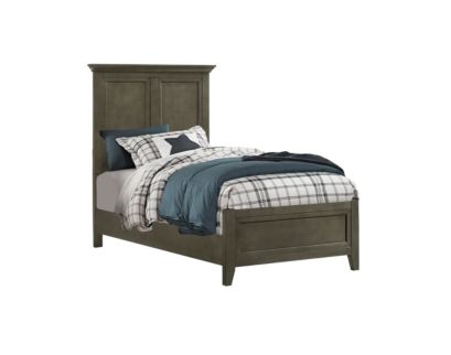 Intercon San Mateo Gray Twin Bed