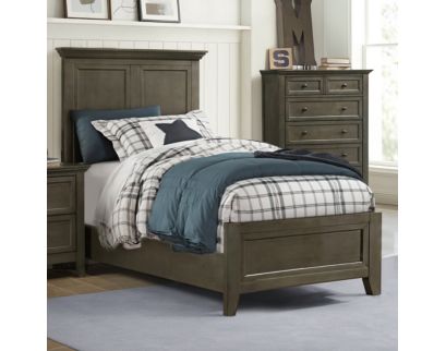 Intercon San Mateo Gray Twin Bed