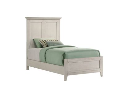 Intercon San Mateo White Twin Bed