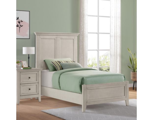 Intercon San Mateo White Twin Bed large image number 2