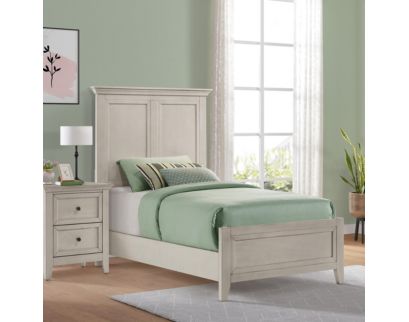 Intercon San Mateo White Twin Bed