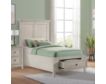 Intercon San Mateo White Twin Storage Bed small image number 2