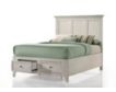 Intercon San Mateo White Full Storage Bed small image number 1