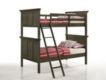 Intercon San Mateo Gray Twin Bunk Bed small image number 1