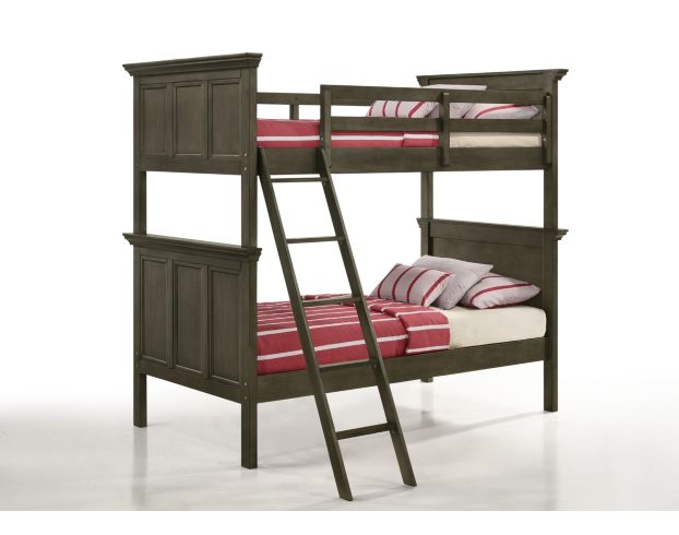Intercon San Mateo Gray Twin Bunk Bed large image number 1