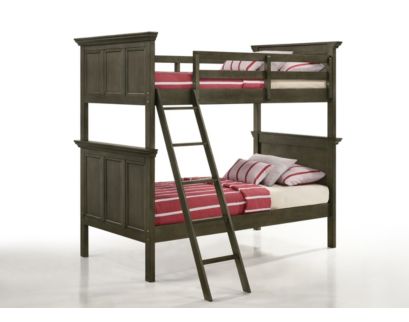 Intercon San Mateo Gray Twin Bunk Bed