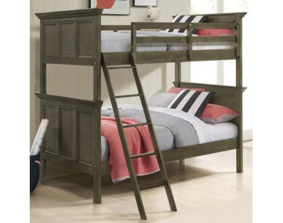 Intercon San Mateo Gray Twin Bunk Bed