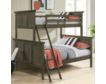 Intercon San Mateo Gray Twin Over Full Bunk Bed small image number 2