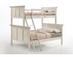 Intercon San Mateo White Twin Over Full Bunk Bed small image number 1