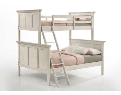 Intercon San Mateo White Twin Over Full Bunk Bed