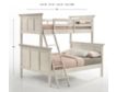 Intercon San Mateo White Twin Over Full Bunk Bed small image number 2