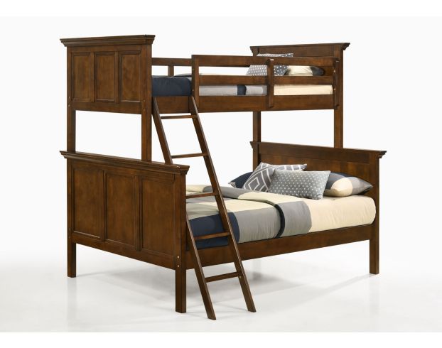 Intercon San Mateo Brown Twin Over Full Bunk Bed large image number 1