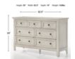 Intercon San Mateo Rustic White Dresser small image number 2