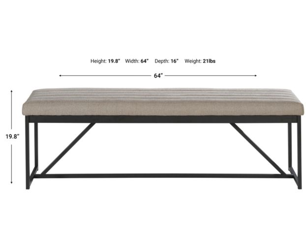 Intercon Eden Dining Bench large image number 6