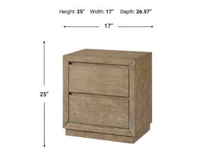 Intercon Bello Sandstone Nightstand