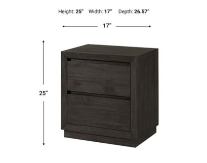 Intercon Bello Cocoa Nightstand with Power