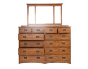 Westwood/Thomas Int'l Mission Oak Park Dresser with Mirror