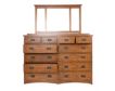 Westwood/Thomas Int'l Mission Oak Park Dresser with Mirror small image number 2