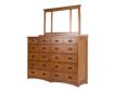 Westwood/Thomas Int'l Mission Oak Park Dresser with Mirror small image number 3