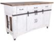 Int'l Furniture Pueblo Distressed White Island small image number 1