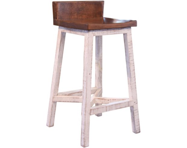 Int'l Furniture Pueblo White Barstool large image number 1