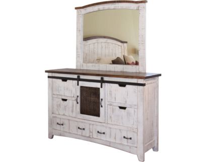 Int'l Furniture Pueblo Dresser with Mirror