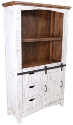 Int L Furniture Pueblo Tall Bookcase With Doors Homemakers Furniture