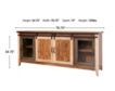 Int'l Furniture Antique 80" TV Stand small image number 4
