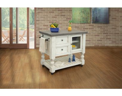 Int'l Furniture Stone Kitchen Mini Island