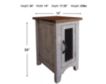 Int'l Furniture Pueblo Gray Chairside Table small image number 2