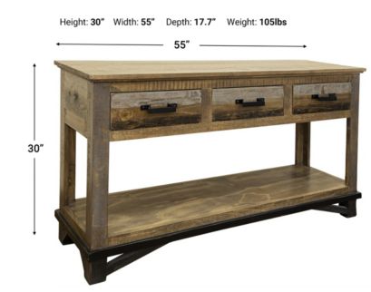 Int'l Furniture Loft Sofa Table