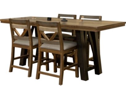 Int'l Furniture Loft 5-Piece Counter Set