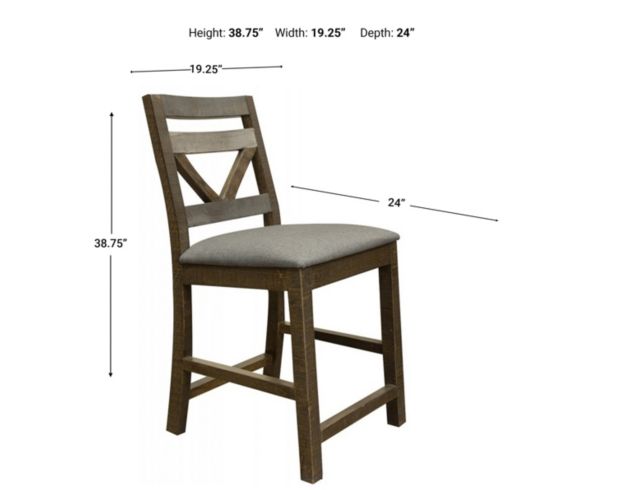 Int'l Furniture Loft 5-Piece Counter Set large image number 9