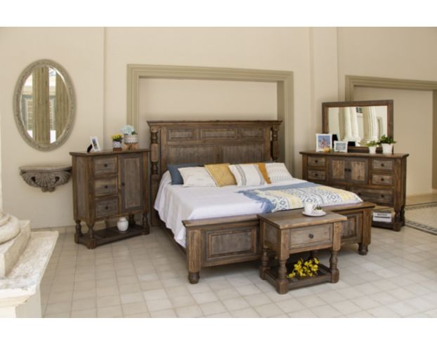 Int'l Furniture Stone Brown 4-Piece Queen Bedroom Set large image number 1