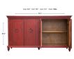 Int'l Furniture Capri Red Console small image number 3