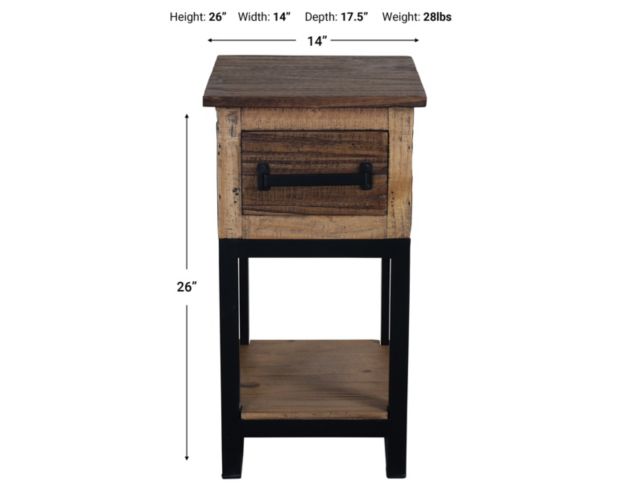 Int'l Furniture Olivo Chairside Table large image number 7