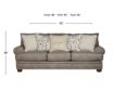 Jackson Furniture Briarcliff Pebble Sofa small image number 7