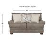 Jackson Furniture Briarcliff Pebble Loveseat small image number 7