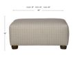 Jackson Furniture Briarcliff Sandstone Cocktail Ottoman small image number 4