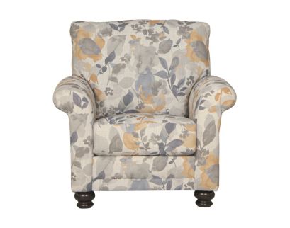 Jackson Furniture Jonesport Floral Gray Accent Chair