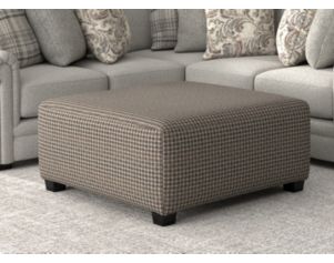 Jackson Furniture Livingston Slate Houndstooth Cocktail Ottoman