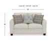 Jackson Furniture Magnolia Shell Loveseat small image number 6