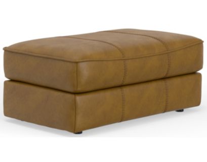 Jackson Furniture Corvara Caramel Leather Accent Ottoman