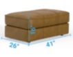 Jackson Furniture Corvara Caramel Leather Accent Ottoman small image number 5