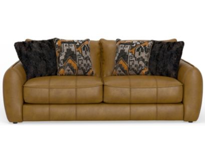 Jackson Furniture Corvara Caramel Leather Sofa