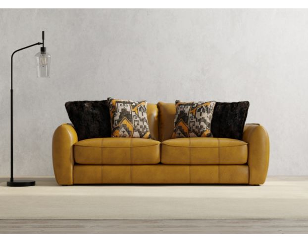 Jackson Furniture Corvara Caramel Leather Sofa large image number 1