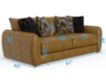 Jackson Furniture Corvara Caramel Leather Sofa small image number 7